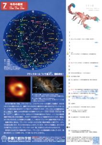 今月の星空2022年07月サムネ