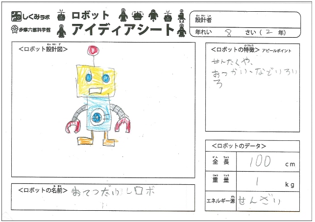ロボットアイディアシート14 3月 ロボットアイディアシート14 3月