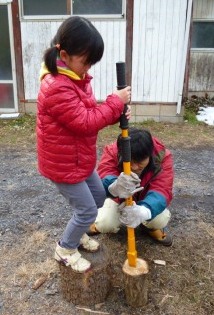 便利な薪割り道具