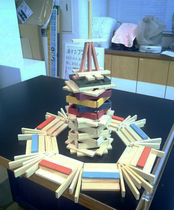 職場体験の中学生が作った カプラ 作品をご紹介