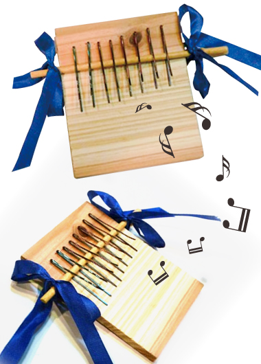 ヘアピンで楽器カリンバを作ろう