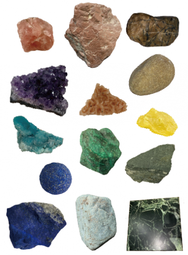 鉱物や岩石のいろいろな色を見てみよう