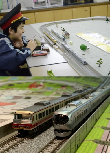 電気で走る鉄道模型を運転しよう!